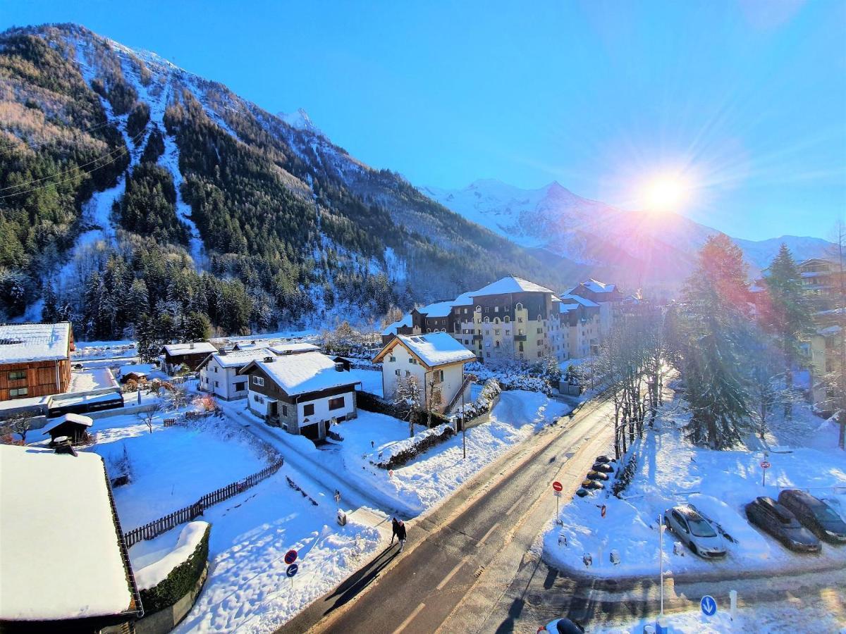 Grand Studio Aiguille Du Midi Et Vue Mont Blanc シャモニー エクステリア 写真
